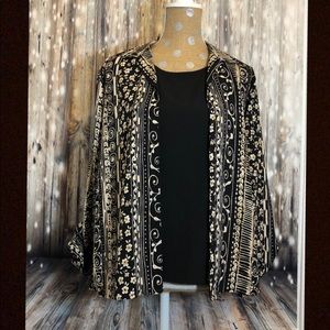 Notations women’s long sleeve shirt size small